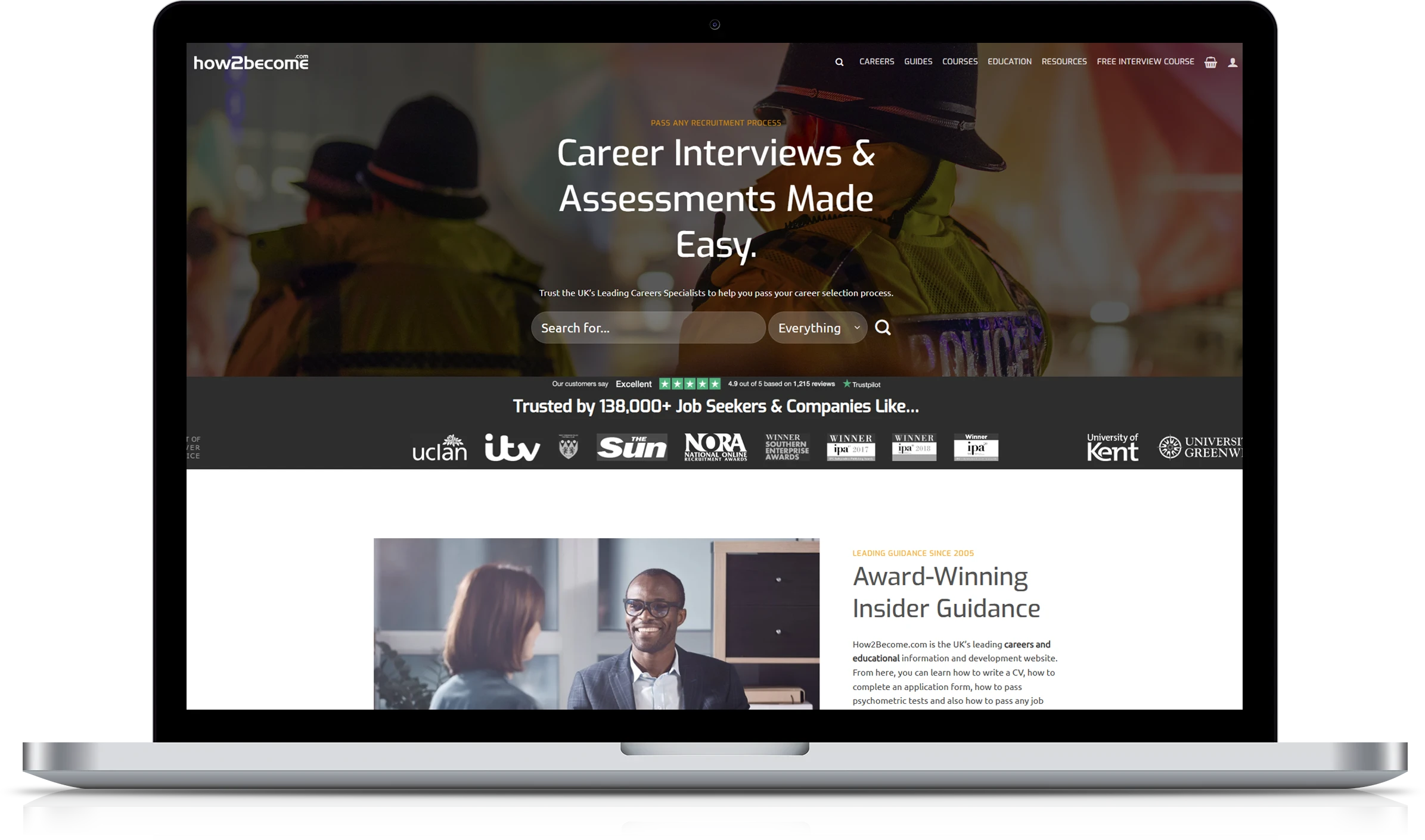 Career Interviews Implementation Screenshot