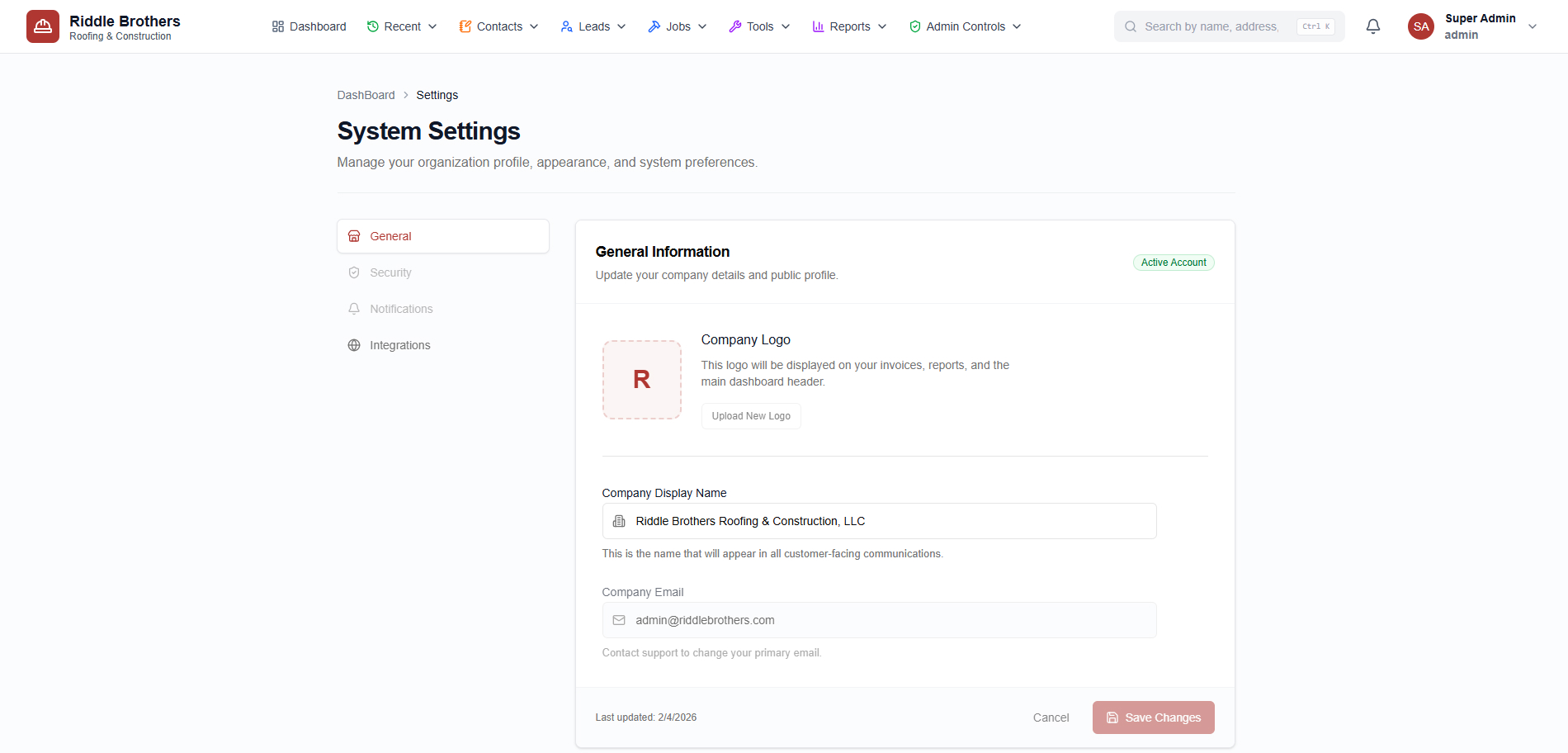 Construction, Construction CRM, Data Migration, Financial Integrations, Real-Time Collaboration, Roofing, SaaS, Webhook Processing case study