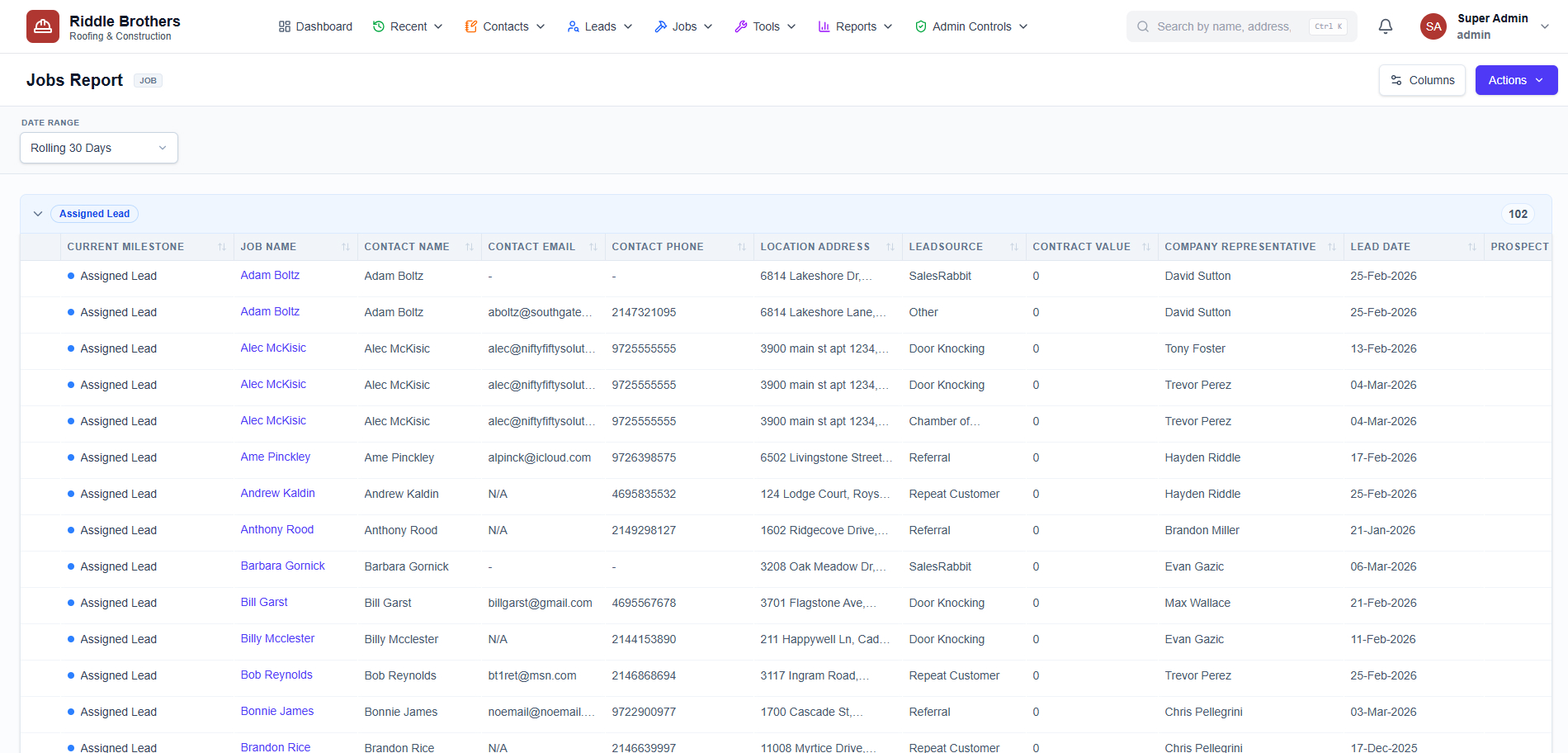 Construction, Construction CRM, Data Migration, Financial Integrations, Real-Time Collaboration, Roofing, SaaS, Webhook Processing case study