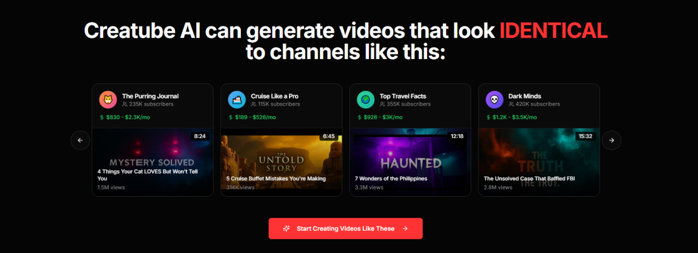 Creatube  case study